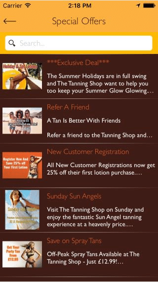 Get Exclusive Offers and Deals with The Tanning Shop Mobile App - The Tanning Shop