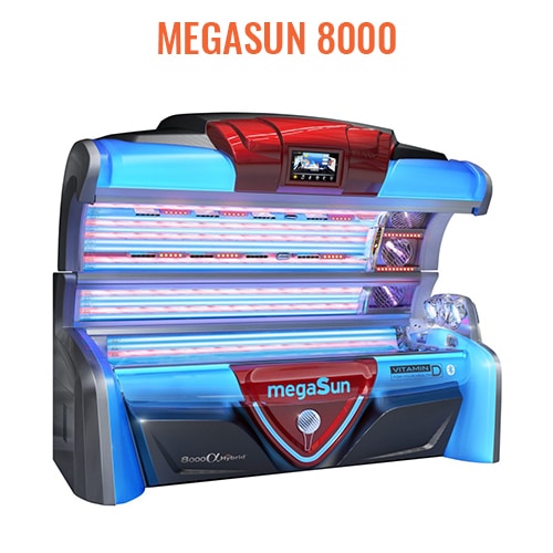 Megasun 8000 lay down Sunbed