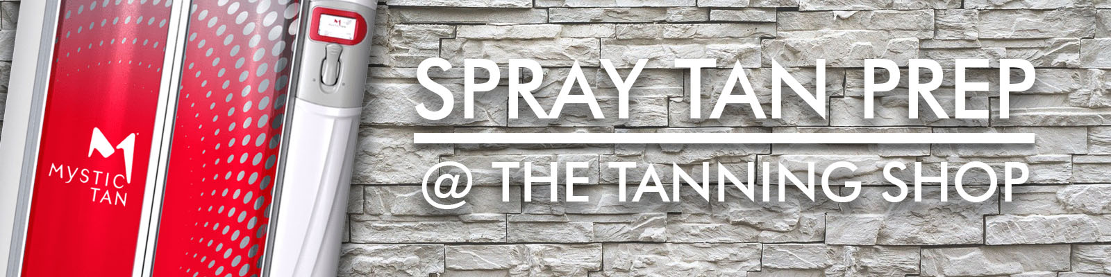 spray tan preparation at the tanning shop