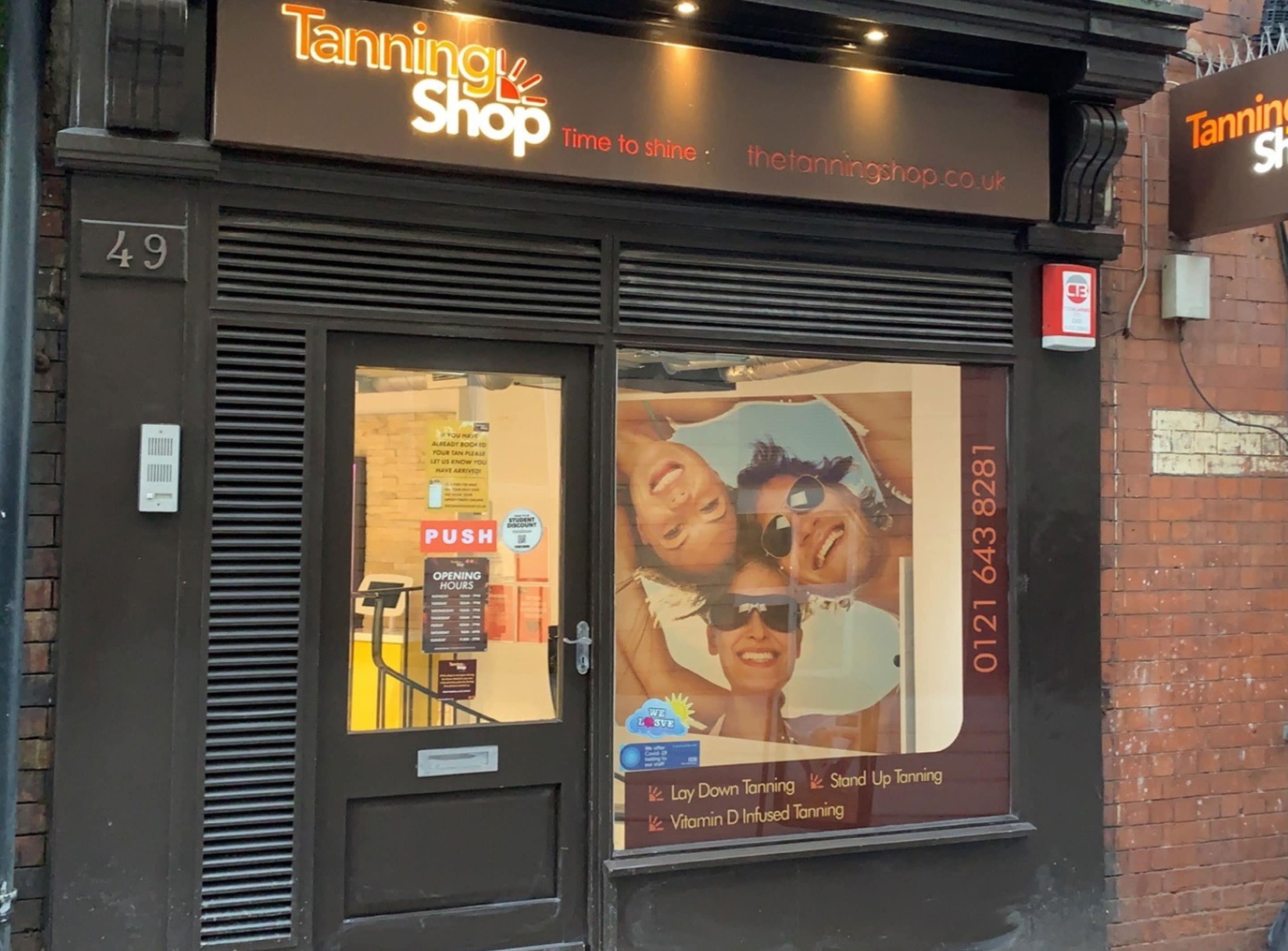 Sunbeds and tanning salons in Birmingham – The Tanning Shop