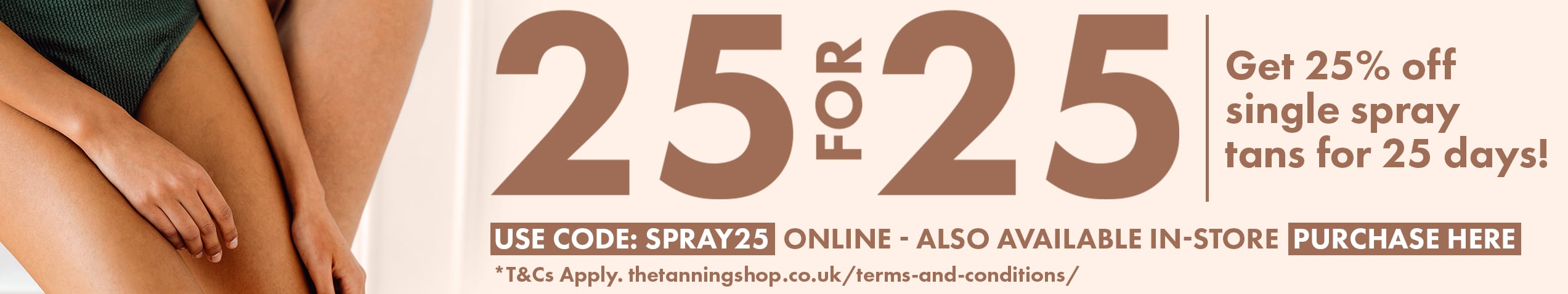 25% off for 25 days single session spray tans 25% off for 25 days single session spray tans