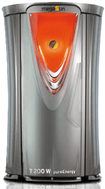 MegaSun T200W pureEnergy standing tanning tower at The Tanning Shop UK