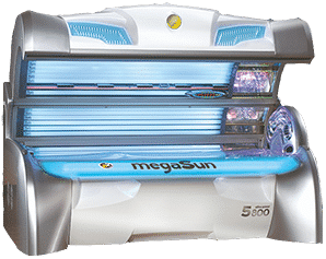 MegaSun 5800 lay-down tanning sunbed at The Tanning Shop UK
