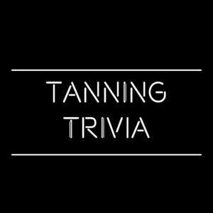 Tanning Trivia fun facts about sunbeds and tanning social media post by The Tanning Shop UK