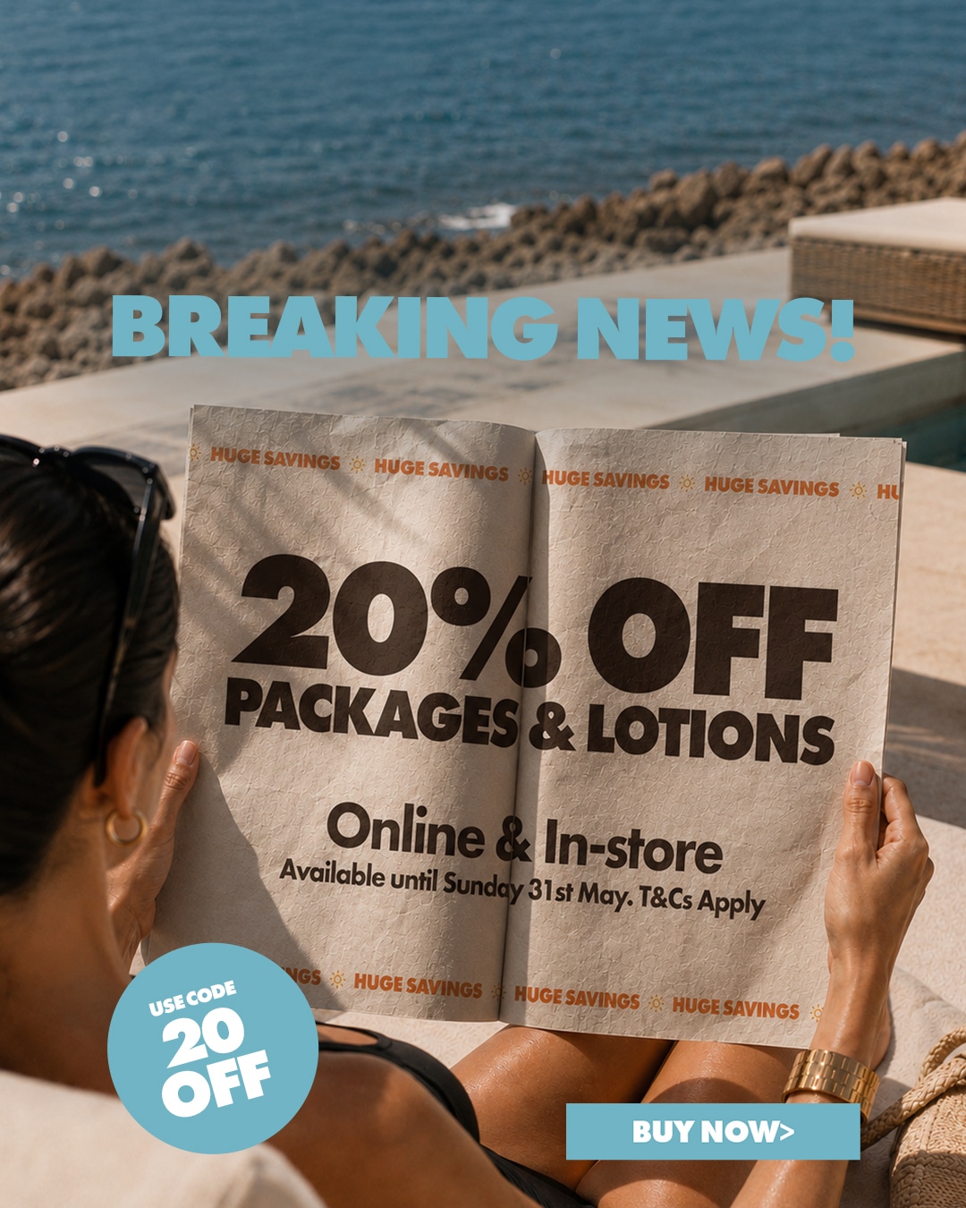 Breaking News! 20% off packages & Lotions – Breaking News! 20% off packages & Lotions -