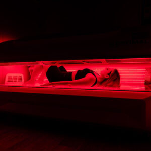 Red light therapy already promotes firmer, healthier-looking skin from the inside. Pair it with WellFit Lift, and you’re backing that same goal from the outside too. Infused with collagen-boosting peptides, WellFit’s skin-firming treatment goes hand-in-hand with full-body red light therapy to improve texture, radiance, and elasticity from head to toe. Step 1 – Start with WellFit Lift for extra collagen support or Hydrate for deep skin-conditioning. Each formula covers every inch of your body, drying instantly so you’re ready for your next session. Step 2 – Relax in your red light therapy bed as normal, with skin expertly primed to absorb the red, infrared, and near-infrared light for superior skin rejuvenation and improved elasticity. Step 3 – Book extra WellFit sessions between red light appointments to enhance the revitalising skin benefits of red light therapy. Red light therapy already promotes firmer, healthier-looking skin from the inside. Pair it with WellFit Lift, and you're backing that same goal from the outside too. Infused with collagen-boosting peptides, WellFit’s skin-firming treatment goes hand-in-hand with full-body red light therapy to improve texture, radiance, and elasticity from head to toe. Step 1 – Start with WellFit Lift for extra collagen support or Hydrate for deep skin-conditioning. Each formula covers every inch of your body, drying instantly so you’re ready for your next session. Step 2 – Relax in your red light therapy bed as normal, with skin expertly primed to absorb the red, infrared, and near-infrared light for superior skin rejuvenation and improved elasticity. Step 3 – Book extra WellFit sessions between red light appointments to enhance the revitalising skin benefits of red light therapy.